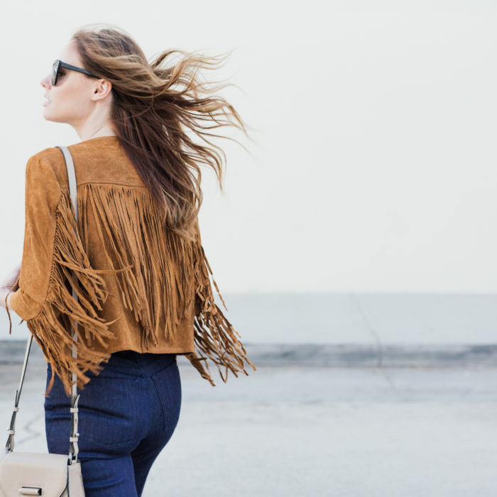 Alyssa Campanella The A List blog Miss USA Suede Forever 21 Jacket