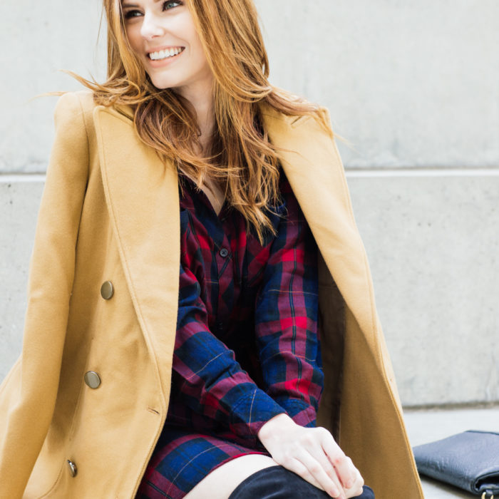 Alyssa Campanella The A List blog Miss USA Rails Nadine Dress Stuart Weitzman Highland Boots