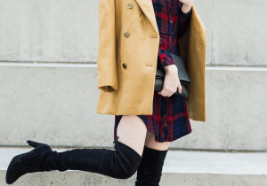 Alyssa Campanella The A List blog Miss USA Rails Nadine Dress Stuart Weitzman Highland Boots