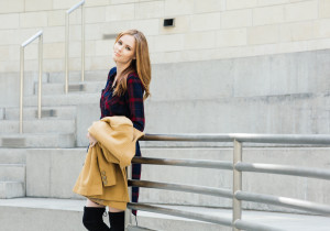 Alyssa Campanella The A List blog Miss USA Rails Nadine Dress Stuart Weitzman Highland Boots