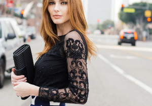 Alyssa Campanella The A List Blog Miss USA New Year's Eve Eliza J Ball Skirt