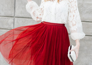 Alyssa Campanella The A List blog Alexis Sue Blouse Christmas