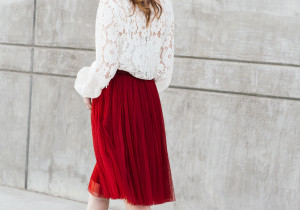 Alyssa Campanella The A List blog Alexis Sue Blouse Christmas