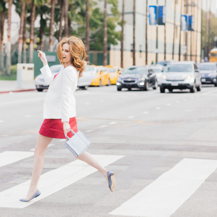 Alyssa Campanella The A List blog Miss USA 2011 Related Merritt Dress Valentino Rock Stud Flats