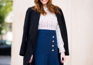 Alyssa Campanella 2016 The A List blog Miss USA 2011 Self Portrait Guipure Dress