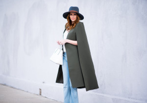 Alyssa Campanella The A List blog Miss USA 2011 Lavish Alice On The Fly Cape Blazer Janessa Leone Granite Hat