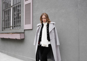 Alyssa Campanella The A List Blog Miss USA 2011 New York Fashion Week The Kooples Military Jacket