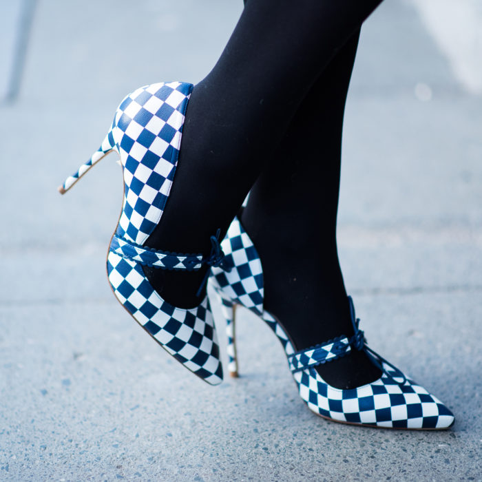 Alyssa Campanella The A List blog Miss USA Ireland LK Bennett London Bionda Castana January Heels