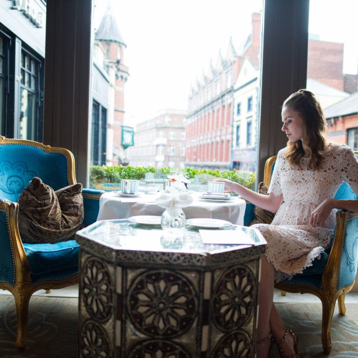 Alyssa Campanella The A List Blog Miss USA 2011 Little White Lies London Dress The Westbury Afternoon Tea Dublin
