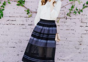 Alyssa Campanella The A List blog Miss USA 2011 Three Floor Summer Daze Skirt Jimmy Choo Pumps Salvatore Ferragamo bag