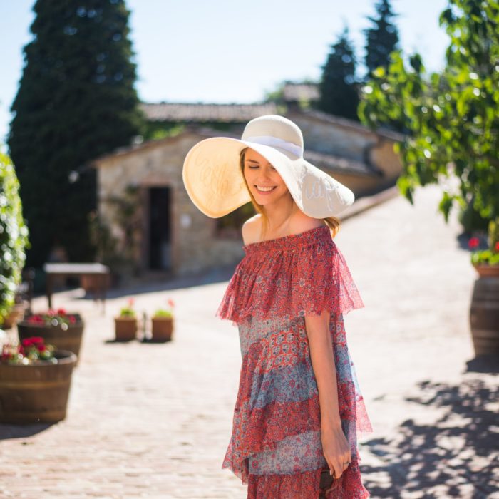 Alyssa Campanella The A List blog Miss USA 2011 Honeymoon Rebecca Taylor Amanda Dress Eugenia Kim Happily Ever After Hat