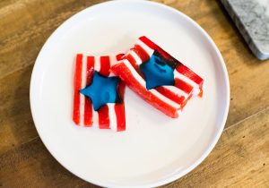 Miss USA 2011 Alyssa Campanella of The A List blog bakes Food Network's flag cake for Flag Cake Conquest
