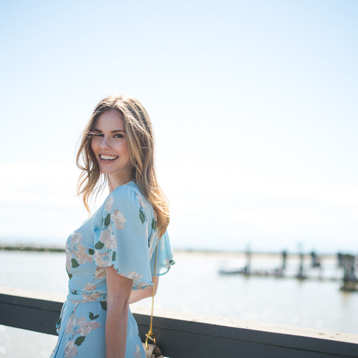 Miss USA 2011 Alyssa Campanella of The A List blog wearing Privacy Please Plaza Kimono Dress from Revolve Clothing