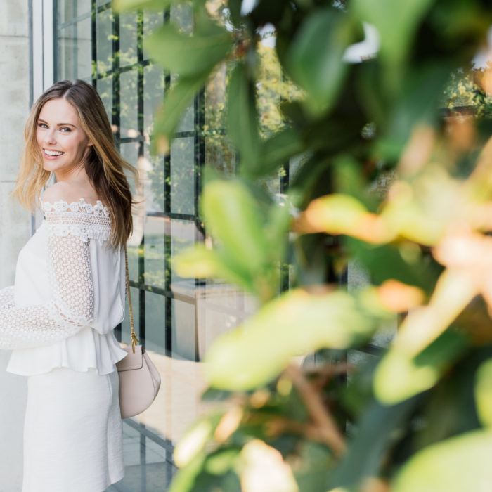 Miss USA 2011 Alyssa Campanella of The A List blog wearing Style Mafia top