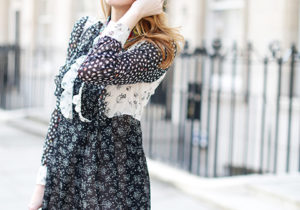 Miss USA 2011 Alyssa Campanella of The A List blog wearing REDValentino at their flagship opening in London during LFW