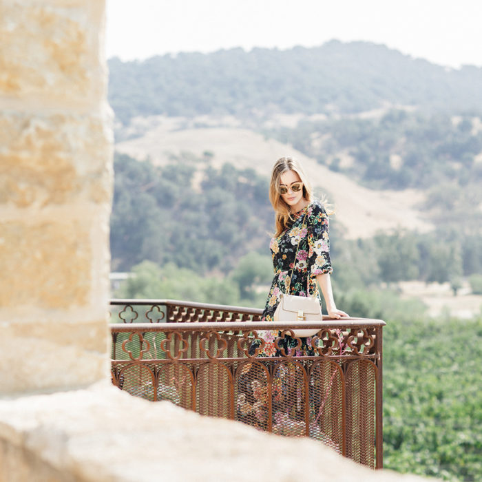 Miss USA 2011 Alyssa Campanella of The A List blog wears Yumi Kim Woodstock Maxi Dress at Sunstone Winery Villa