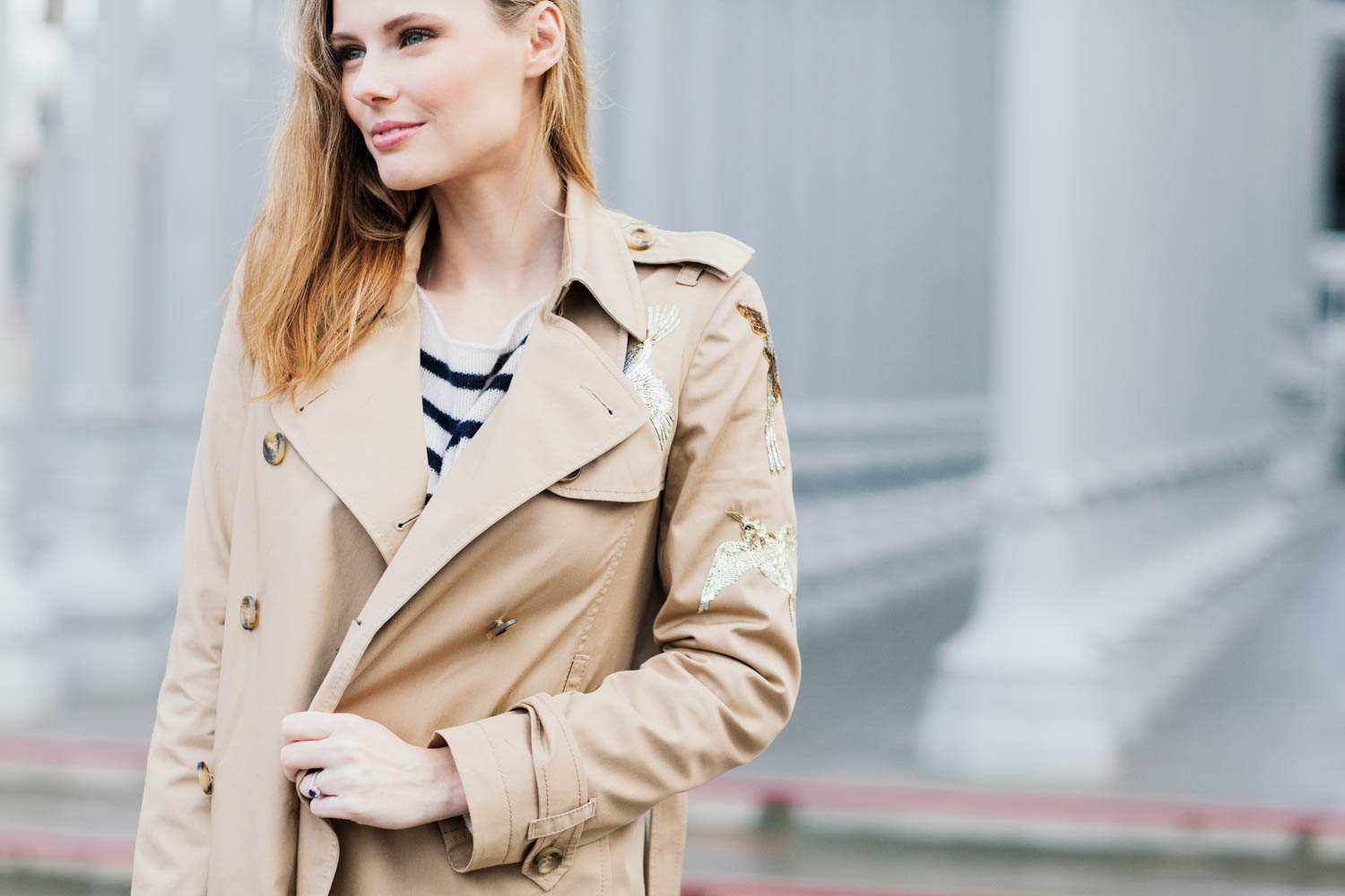 Embellished Trench - The A List