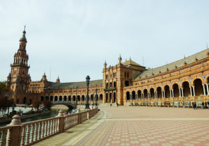 Miss USA 2011 Alyssa Campanella of The A List blog visits Seville, Spain