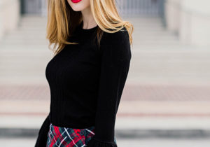 Miss USA 2011 Alyssa Campanella of The A List blog in her holiday Christmas 2016 look