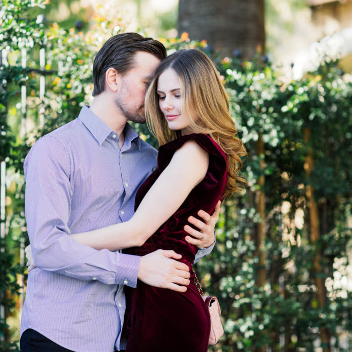 Miss USA 2011 Alyssa Campanella of The A List blog and husband Torrance Coombs of Reign celebrate Valentine's Day