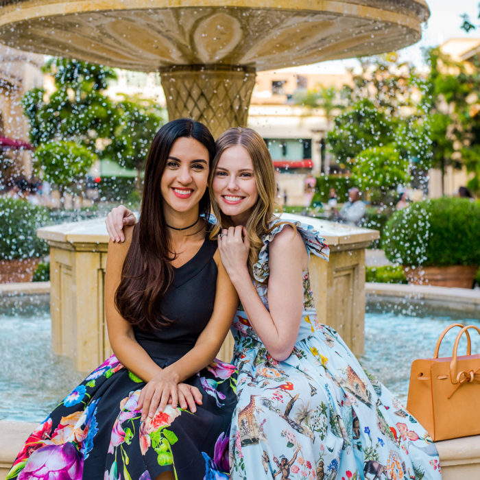 Miss USA 2011 Alyssa Campanella of The A List blog and Natalie Zfat of The Social Co have a girls day out in Beverly Hills