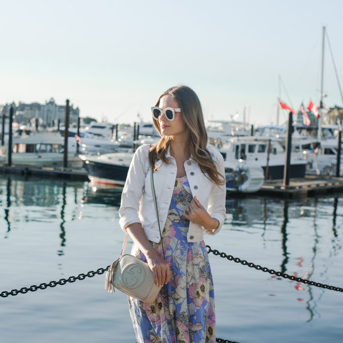 Alyssa Campanella The A List blog wearing Yumi Kim Prima Donna Dress while exploring Victoria