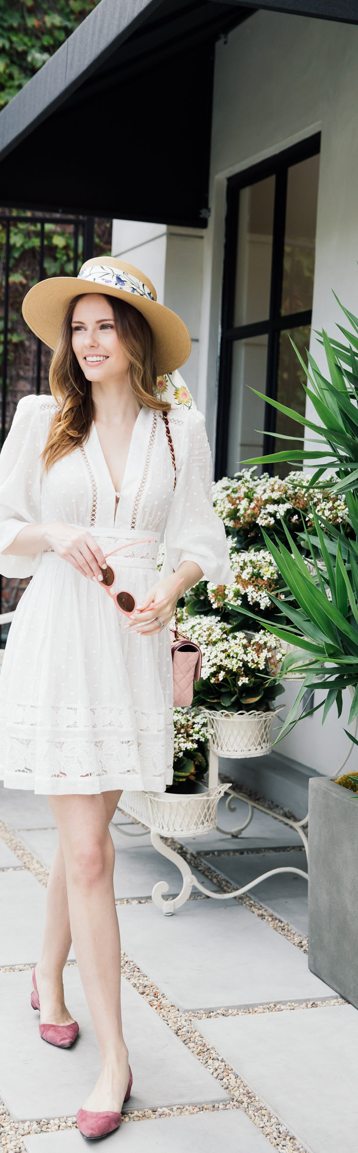 Alyssa Campanella The A List Gucci Papier Floral Hat