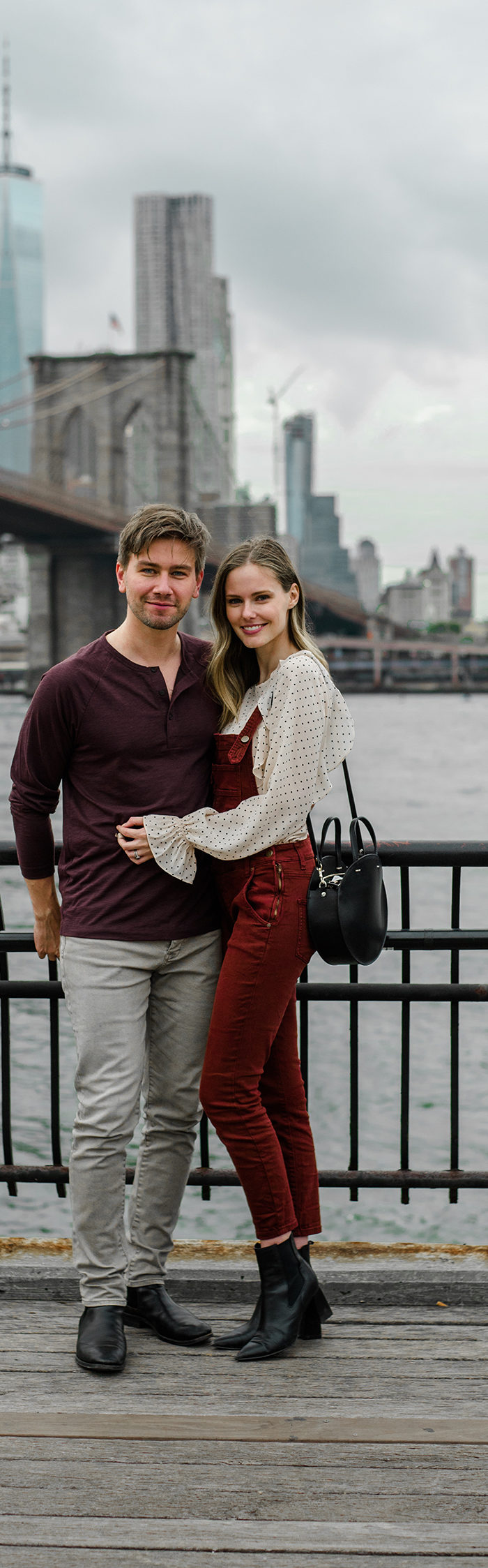 Torrance Coombs joins wife Alyssa Campanella of The A List blog for autumn in New York