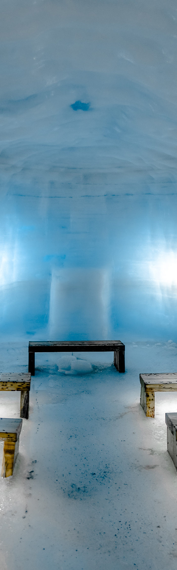 Alyssa Campanella of The A List visits Langjokull with Into The Glacier in West Iceland