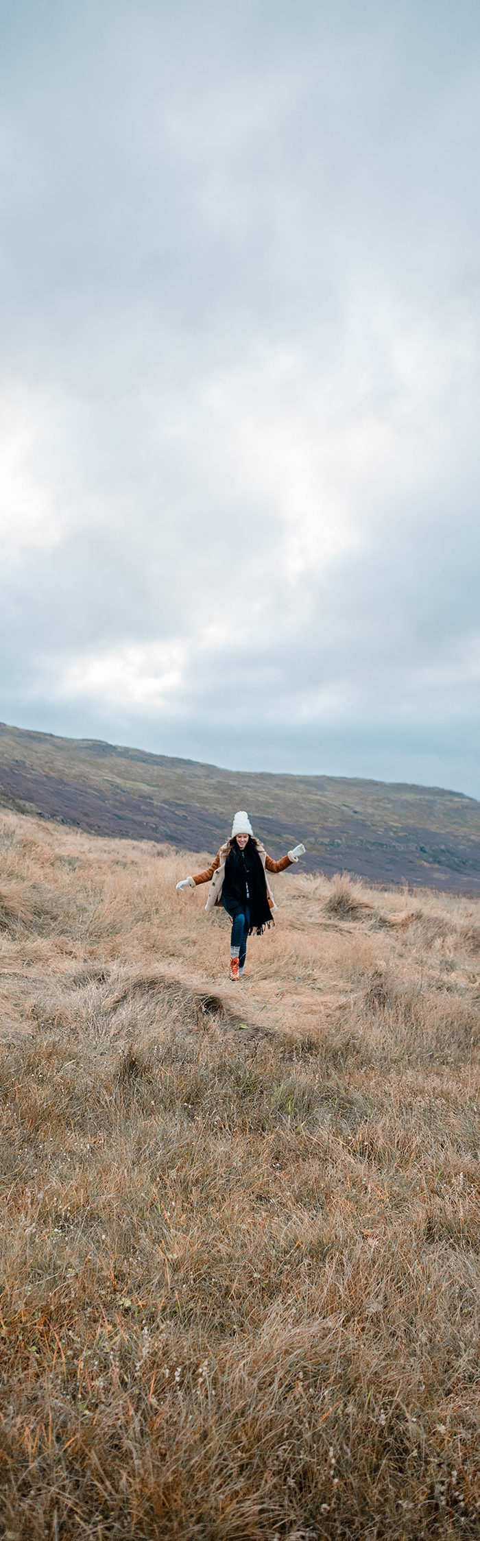 Alyssa Campanella visits Heydalur Guesthouse in Westfjords, Iceland wearing Danner Cascade boots