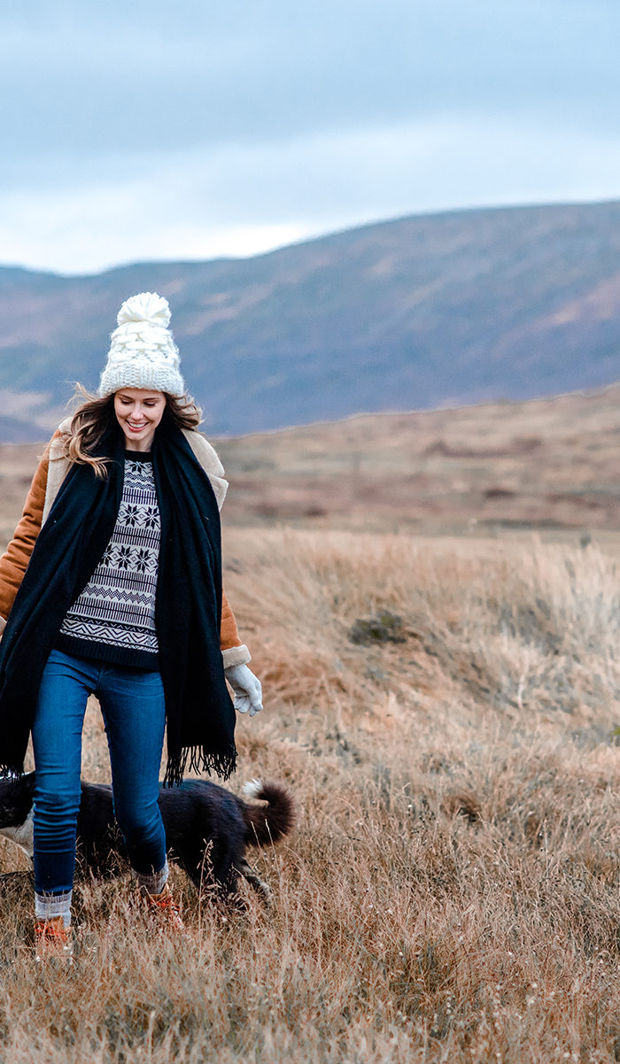 Alyssa Campanella visits Heydalur Guesthouse in Westfjords, Iceland wearing Danner Cascade boots