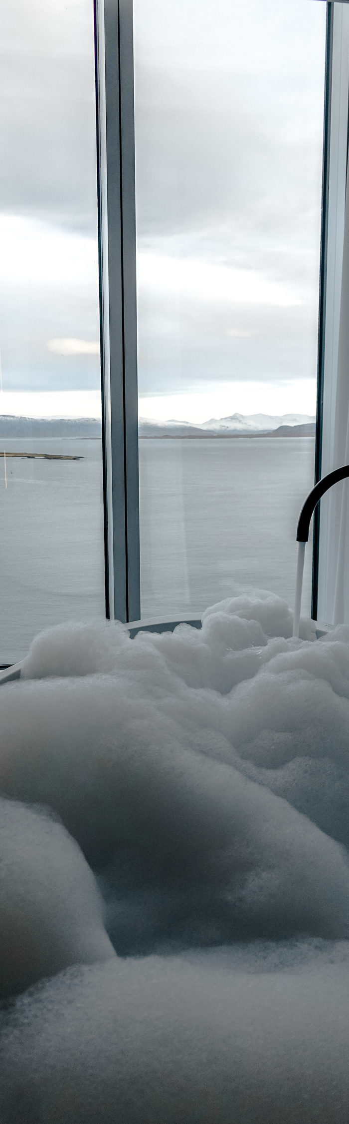 Alyssa Campanella of The A List blog stays at Tower Suites Reykjavik in Iceland