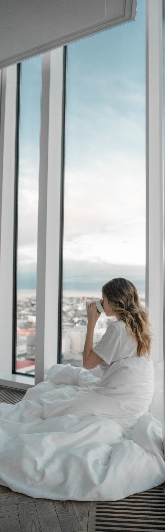 Alyssa Campanella of The A List blog stays at Tower Suites Reykjavik in Iceland