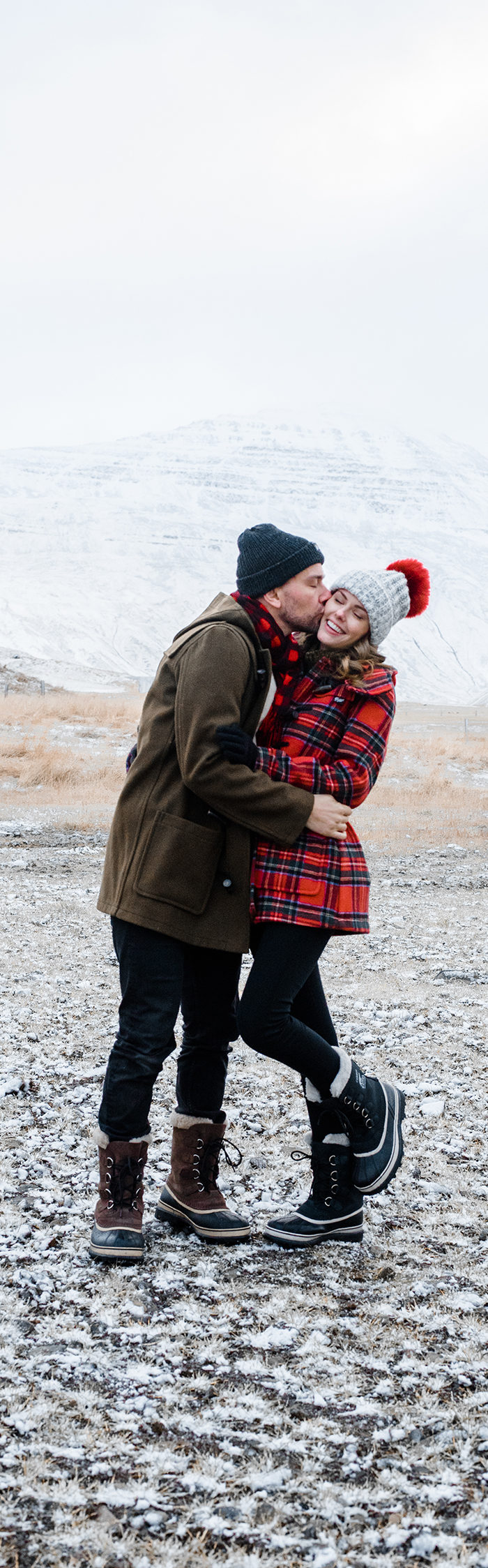 Torrance Coombs and Alyssa Campanella wish a Merry Christmas and Happy Holidays 2017 at Deplar Farm, Iceland