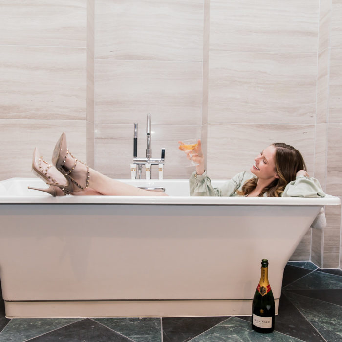 Alyssa Campanella of The A List blog enjoys a girls' night at Hotel Indigo Downtown Los Angeles for their Starlets of the Night package