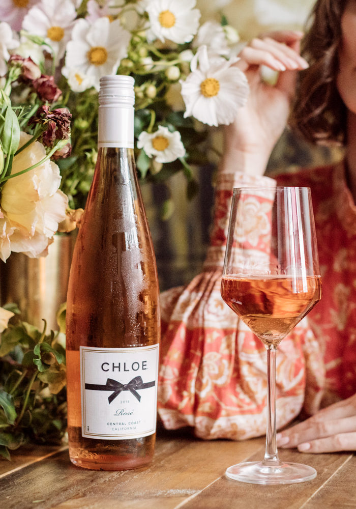 Alyssa Campanella of The A List blog endorses breast cancer awareness with Chloe wine
