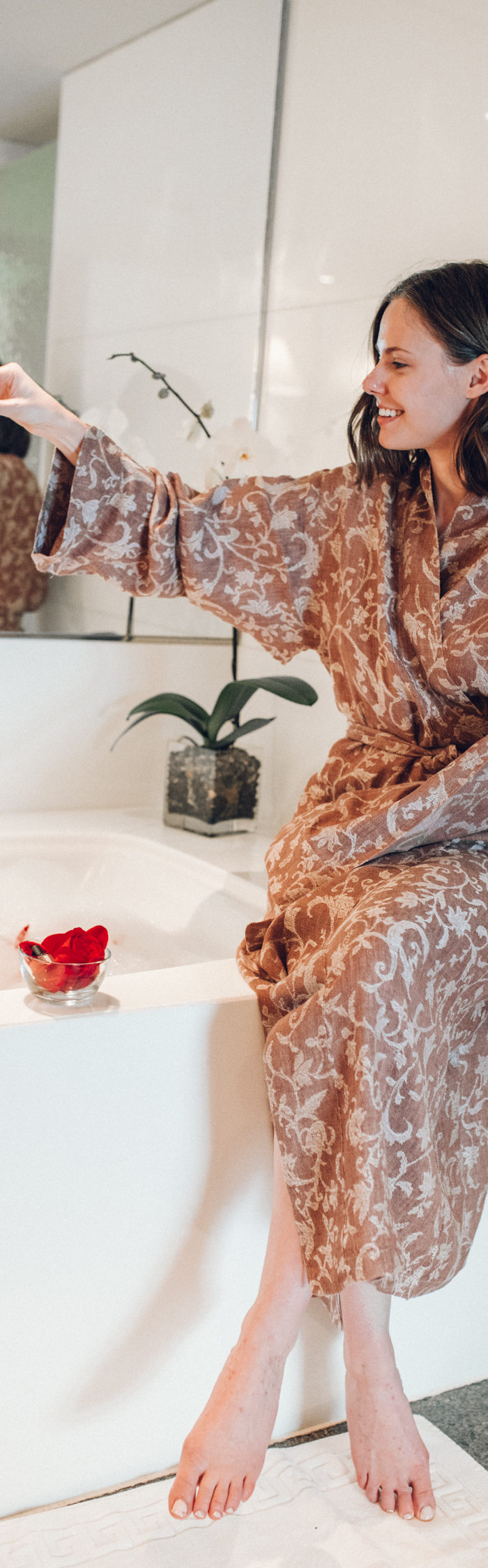 Miss USA 2011 Alyssa Campanella of The A List blog visits Mandarin Oriental Hong Kong in the Meiji Suite