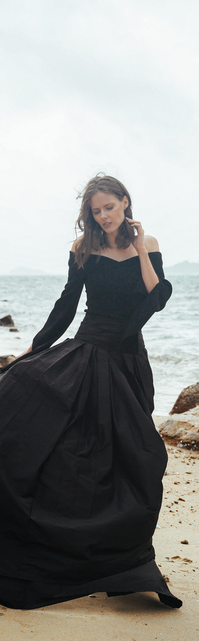 Alyssa Campanella of The A List blog talks about anxiety during COVID-19 pandemic wearing Carolina Herrera