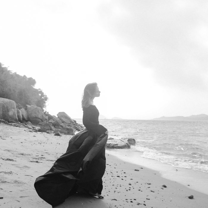 Alyssa Campanella of The A List blog talks about anxiety during COVID-19 pandemic wearing Carolina Herrera