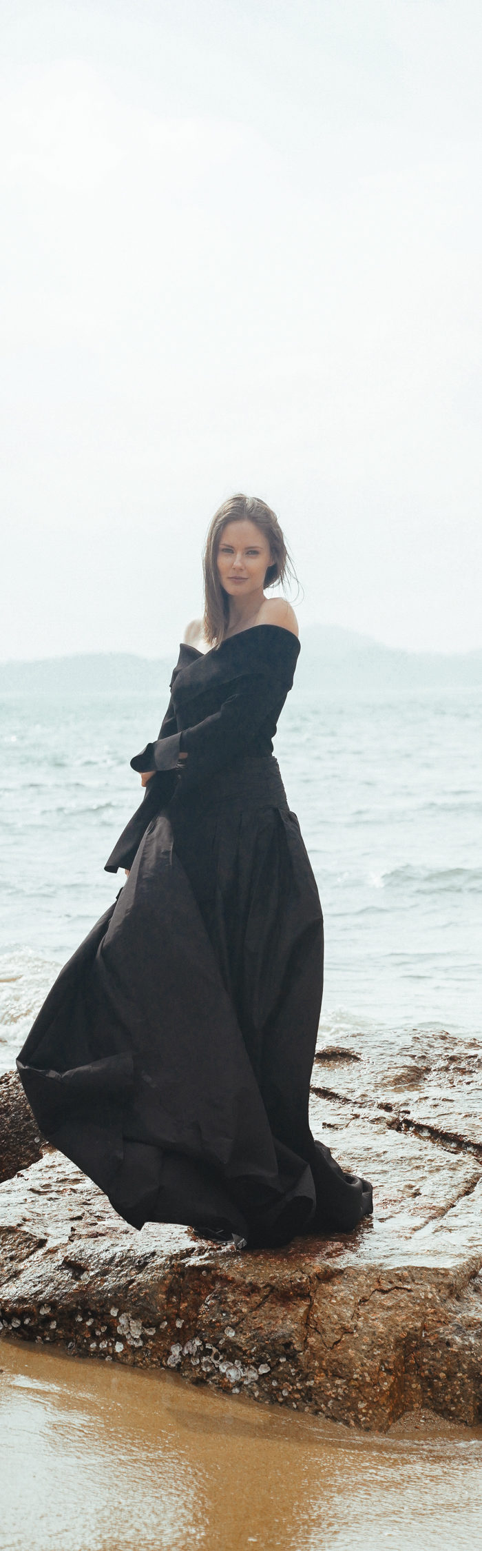 Alyssa Campanella of The A List blog talks about anxiety during COVID-19 pandemic wearing Carolina Herrera