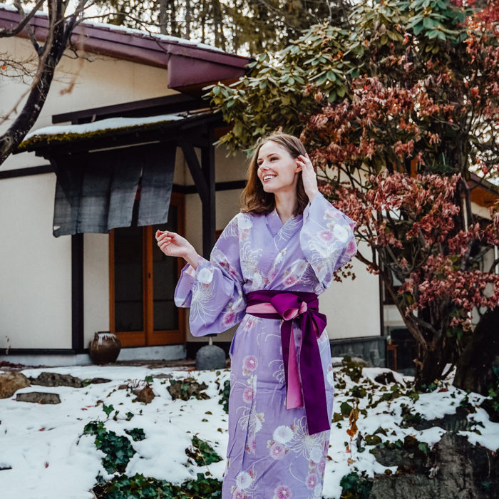 Alyssa Campanella of The A List blog visits Kourakuen ryokan in Hokkaido, Japan