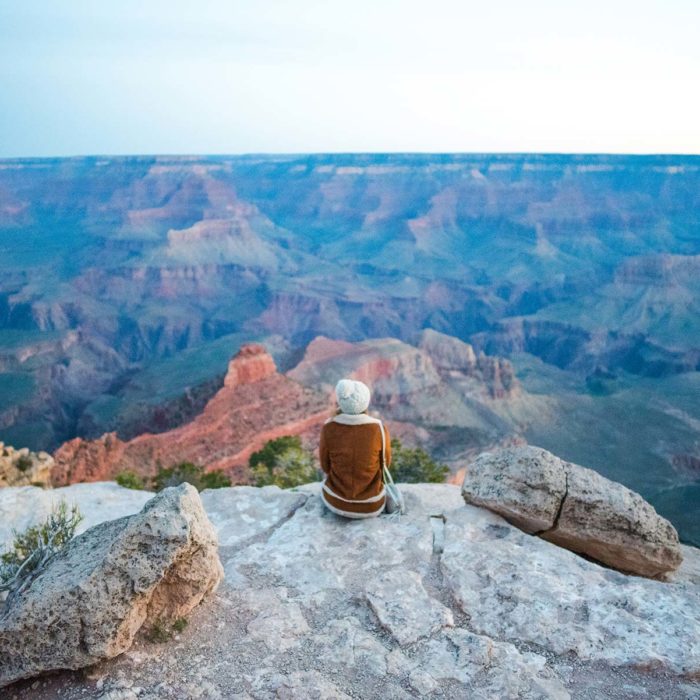 Miss USA 2011 Alyssa Campanella of The A List blog visits the Grand Canyon in Arizona