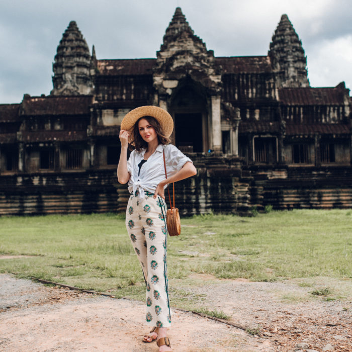 Miss USA 2011 Alyssa Campanella of The A List blog shares what to wear to Angkor Wat in Siem Reap, Cambodia