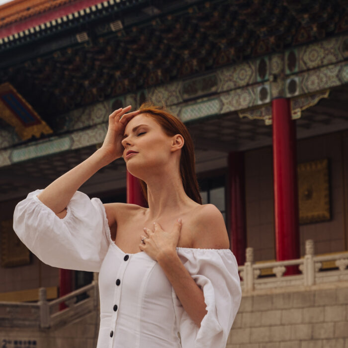 Miss USA 2011 Alyssa Campanella of the A List blog exploring Taipei, Taiwan
