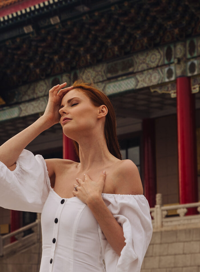 Miss USA 2011 Alyssa Campanella of the A List blog exploring Taipei, Taiwan