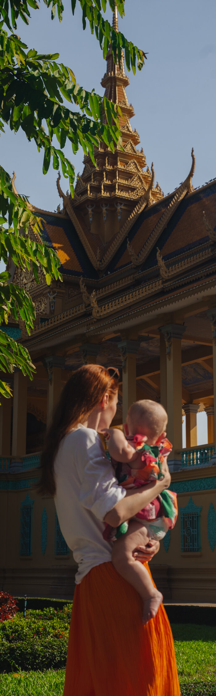 Miss USA 2011 Alyssa Campanella of The A List blog visits Phnom Penh, Cambodia and the Royal Palace