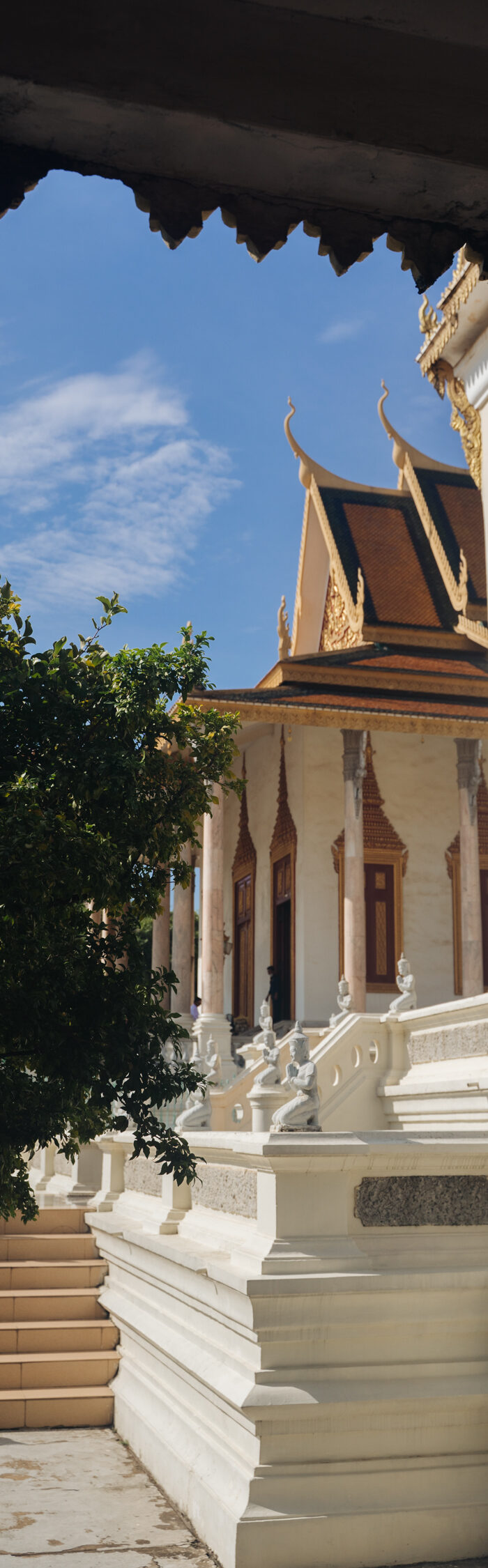 Miss USA 2011 Alyssa Campanella of The A List blog visits Phnom Penh, Cambodia and the Royal Palace