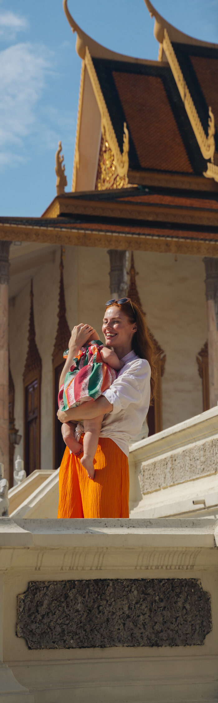 Miss USA 2011 Alyssa Campanella of The A List blog visits Phnom Penh, Cambodia and the Royal Palace