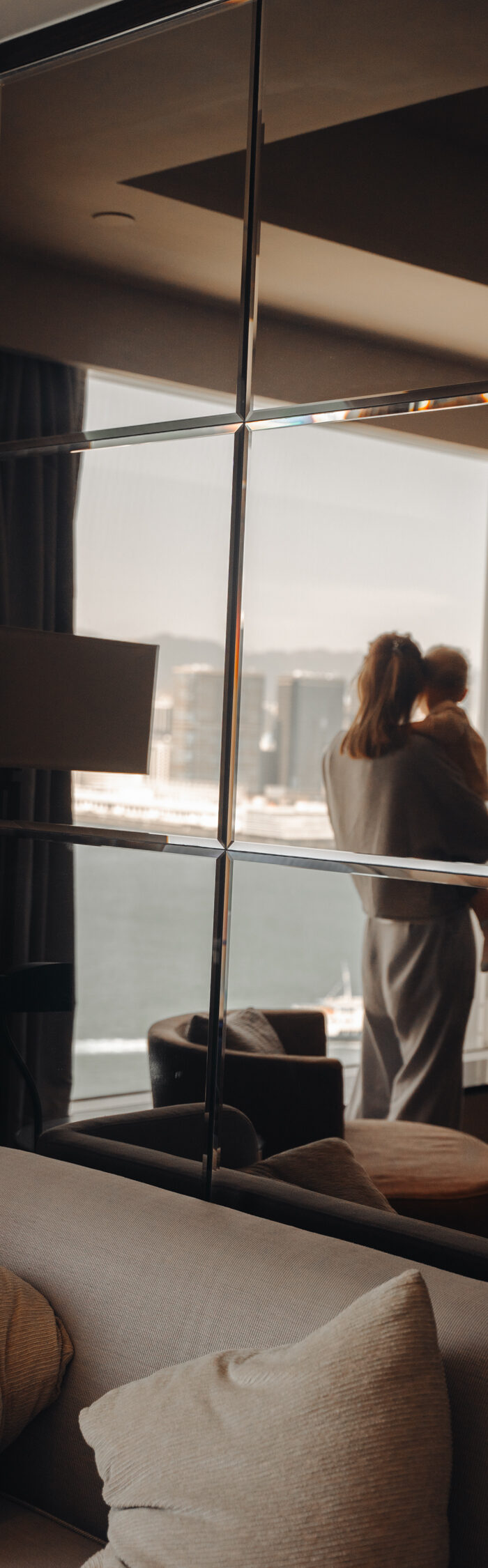 Miss USA 2011 Alyssa Campanella has a family staycation at Four Seasons Place Hong Kong during Lunar New Year