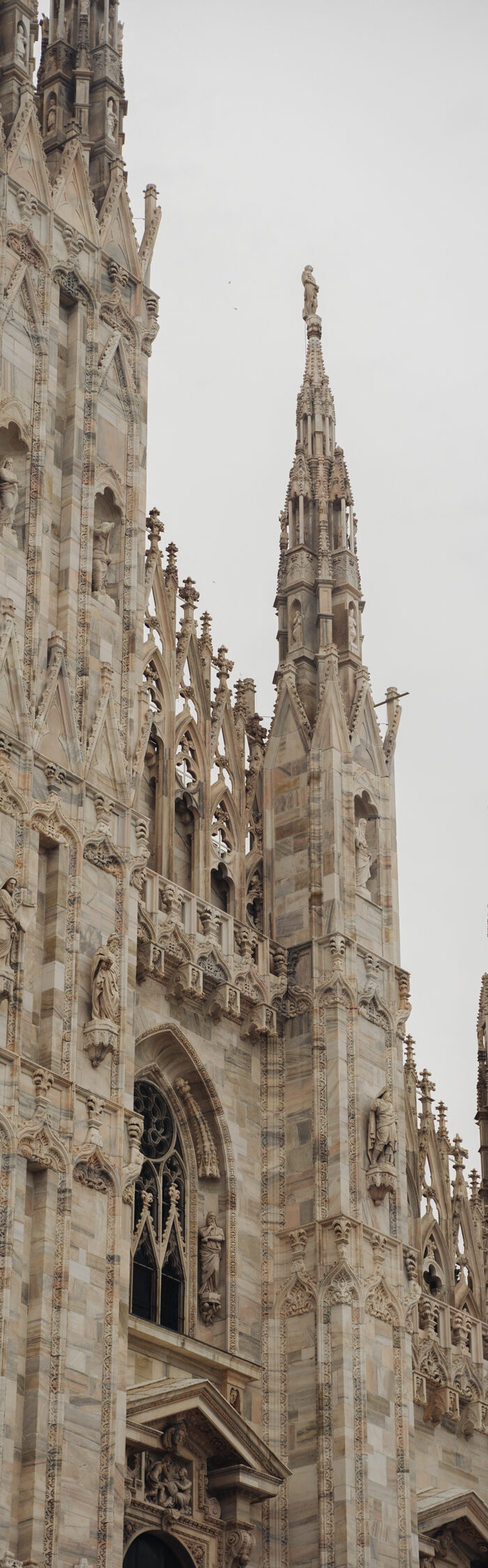 Miss USA 2011 Alyssa Campanella of The A List shares the best time to take pics at the Duomo di Milano in Milan wearing Faithfull, Tove, and Castaner